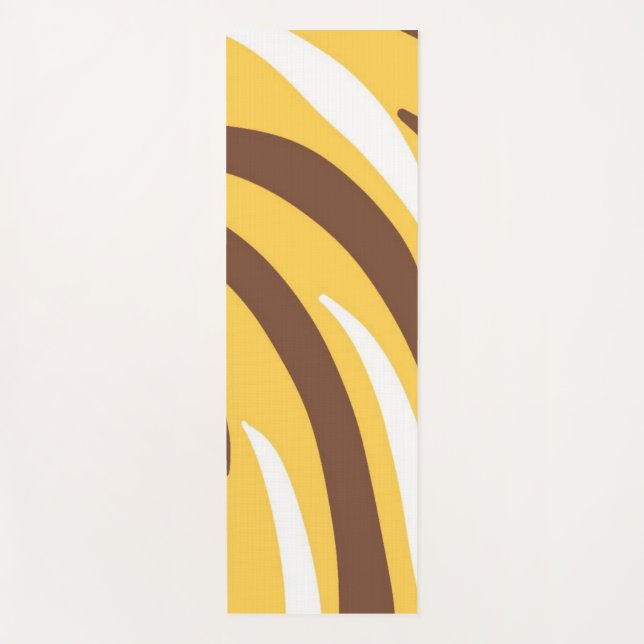 tiger abstract art yoga mat (Front)
