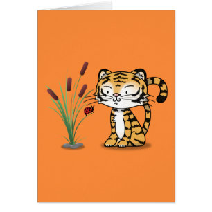 Tiger and a ladybug