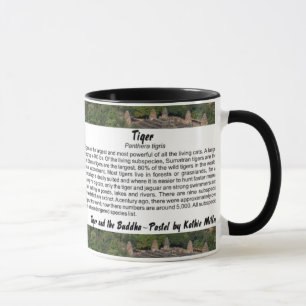 Tiger and Buddhist Temple Mug