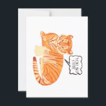 Tiger and Bunny Friendship – Cute Animal Illustra Postcard<br><div class="desc">A heartwarming watercolor-style illustration of a gentle tiger admiring a small bunny with the words "You So Cute" in a speech bubble. This adorable design celebrates unexpected friendships and is perfect for animal lovers, kids' gifts, or sweet romantic gestures. Ideal for greeting cards, mugs, stickers, and apparel. Great gift idea...</div>