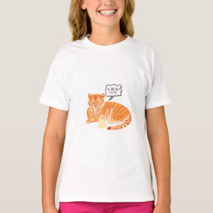  Tiger and Bunny Friendship – Cute Animal Illustra T-Shirt