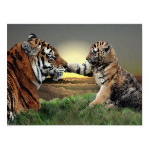 Tiger and Cub Digital Edition Print