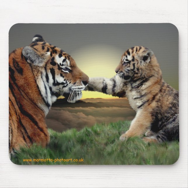 Tiger and Cub Mousemat (Front)