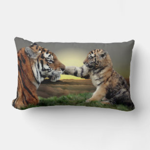 Tiger and Cub Pillow