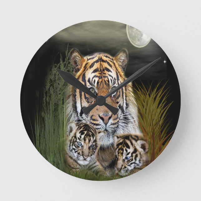 Tiger and Cubs clock (Front)