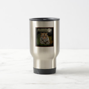 Tiger and cubs travel mug