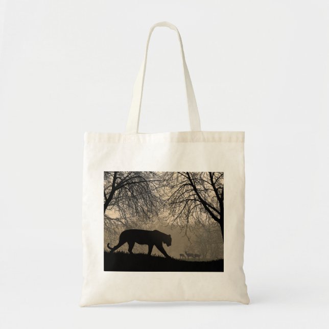 Tiger and Deer Tote Bag (Front)