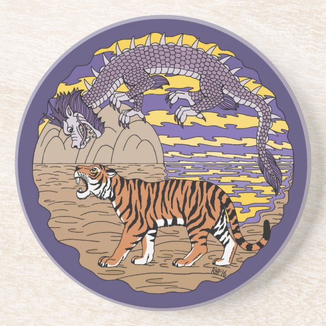 Tiger and Dragon Coaster (Front)