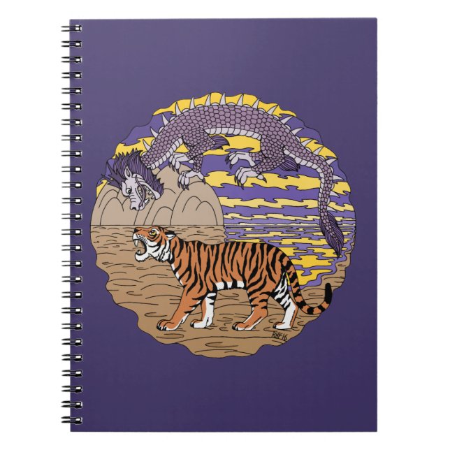 Tiger and Dragon Notebook (Front)