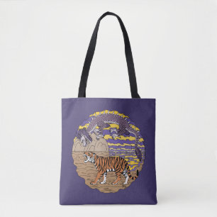Tiger and Dragon Tote Bag