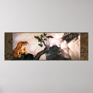 Tiger and dragoon (1781) Maruyama Okyo Poster