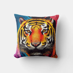 Tiger Animal Discovery Adventure Nature Planet Ea Cushion