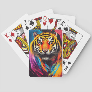 Tiger  Animal Discovery Adventure Nature Planet Ea Playing Cards