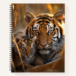 Tiger Animal Wild Beauty Freedom Wilderness Art Notebook