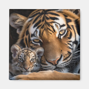 Tiger Animal Wild Beauty Freedom Wilderness Love Magnet