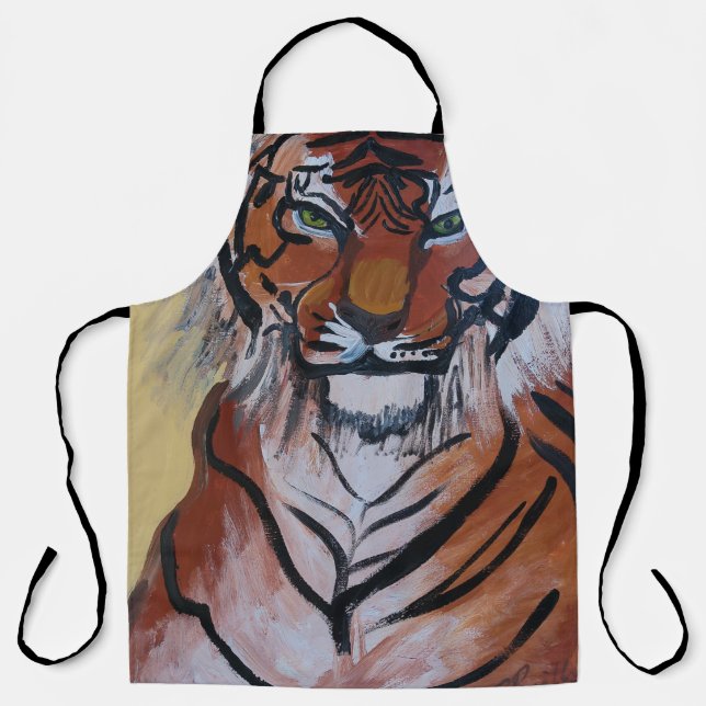 TIGER APRON DESIGN BY PAULA REILLY (Front)