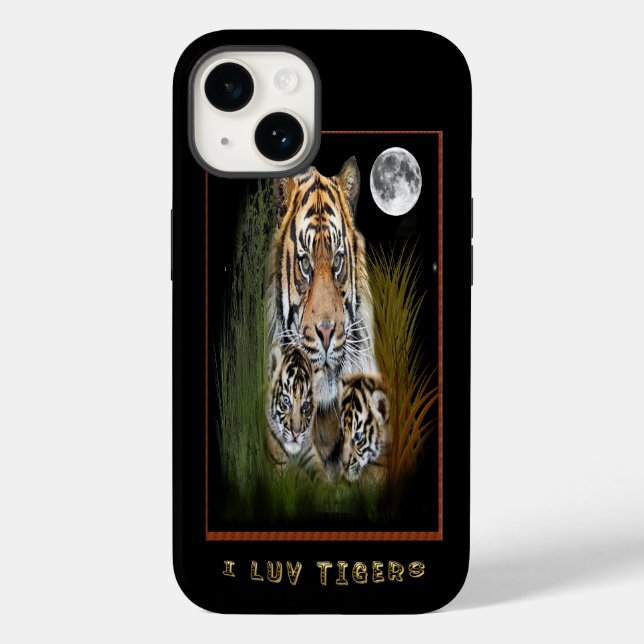 tiger art Case-Mate iPhone 14 Case (Back)