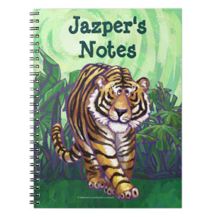 Tiger Art Personalised Notebook