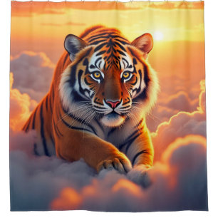 Tiger Art Shower Curtain