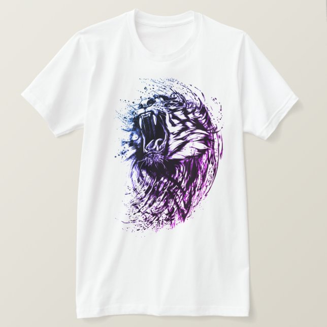 Tiger art T-Shirt (Design Front)