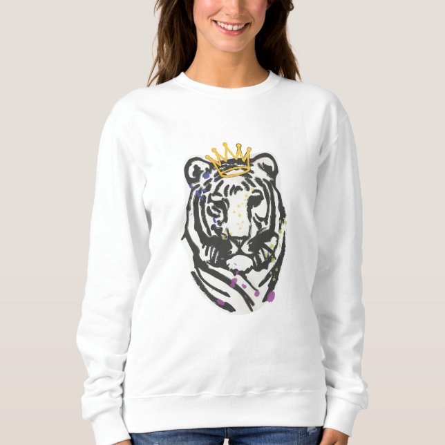 Tiger Artwork Sweatshirt (Front)