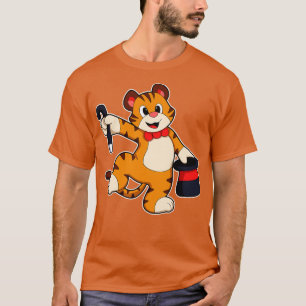 Tiger as Gentleman with Hat T-Shirt