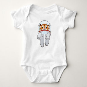 Tiger as Spaceman Costume Baby Bodysuit