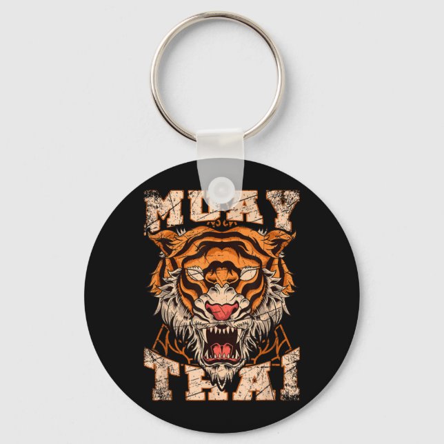 Tiger Asia Ninja Gift Muay Thai Key Ring (Front)
