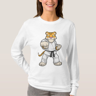 Tiger at Martial arts Karate T-Shirt