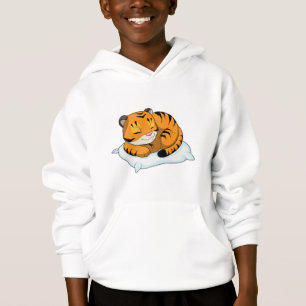 Tiger at Sleeping with Pillow