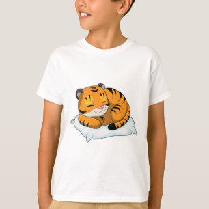 Tiger at Sleeping with Pillow T-Shirt