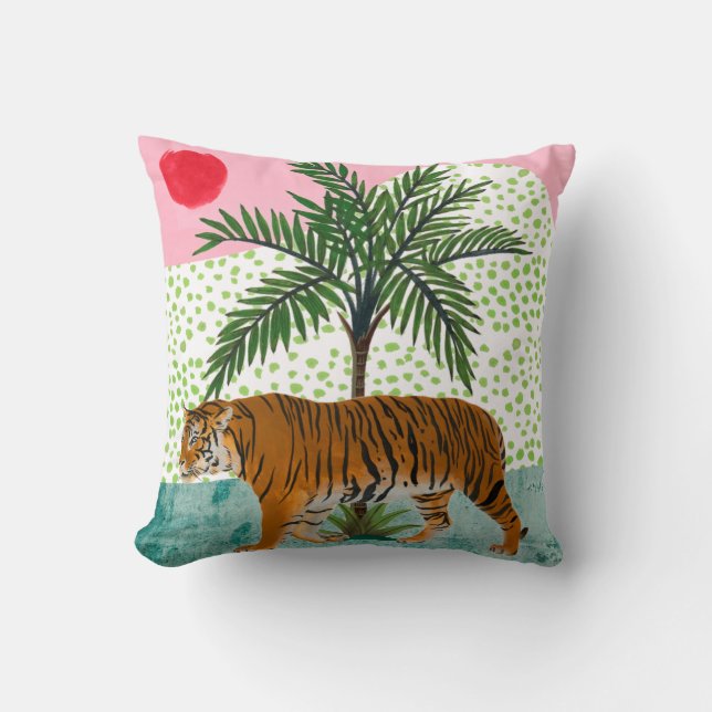 Tiger at Sunrise Cushion (Front)