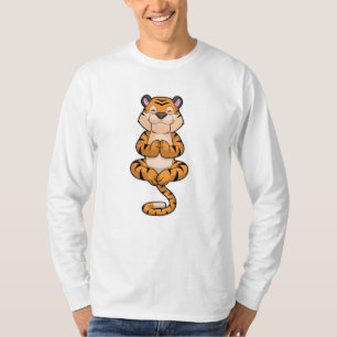 Tiger at Yoga Fitness T-Shirt