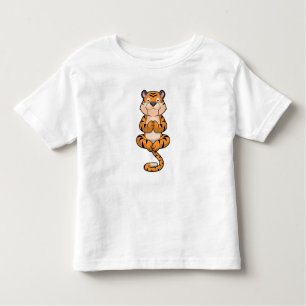 Tiger at Yoga Fitness Toddler T-Shirt