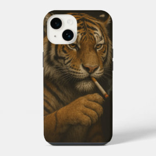 Tiger Attitude Cool Wild Phone Case" iPhone 14 Case