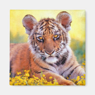 Tiger Baby Cub Magnet