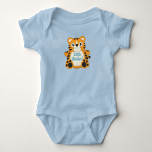 Tiger Baby Shower Blue Bodysuit