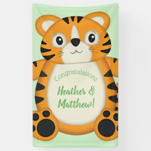 Tiger Baby Shower Safari Banner