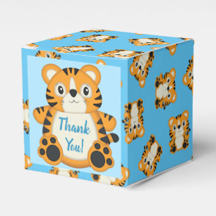 Tiger Baby Shower Safari Favour Box