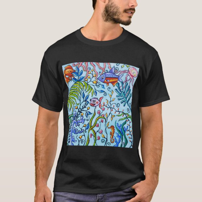 TIGER BARB PET FISH T-Shirt (Front)