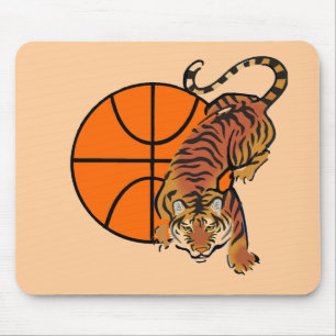 Tiger Basketball T-shirts and Gifts Mouse Pad