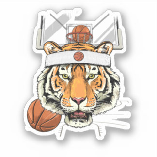 Tiger Basketball Tiger Lovers Basketball Player. P