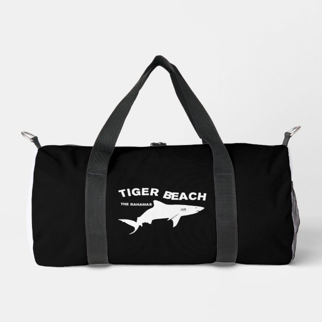 Tiger Beach - The Bahamas | Diving With Sharks Duffle Bag (Front)