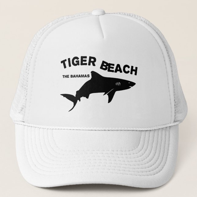 Tiger Beach - The Bahamas | Diving With Sharks Trucker Hat (Front)