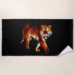 Tiger Beach Towel