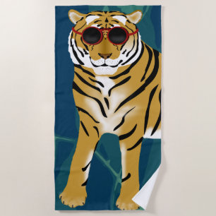 Tiger Beach Towel