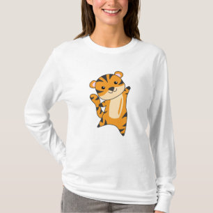 Tiger Big Cat Cute Animals For Kids T-Shirt