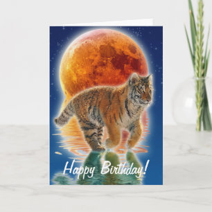 Tiger Big Cat Wildlife Gift Card