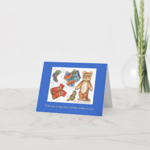 Tiger birthday card
