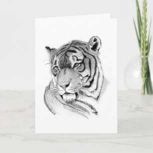 Tiger Birthday Card